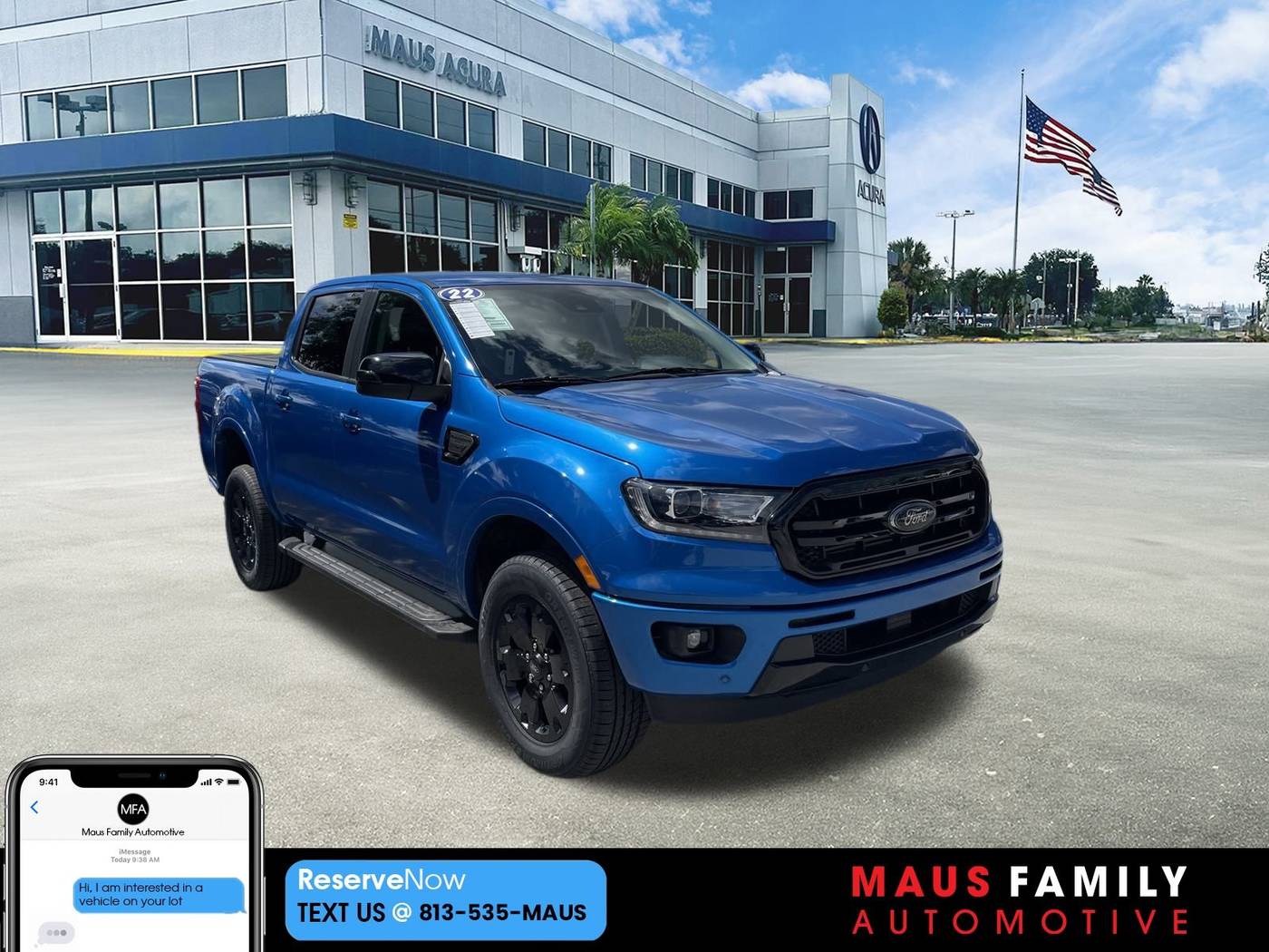 2022 Ford Ranger Lariat — Pickup Truck — 42,802 mi — Tampa, FL