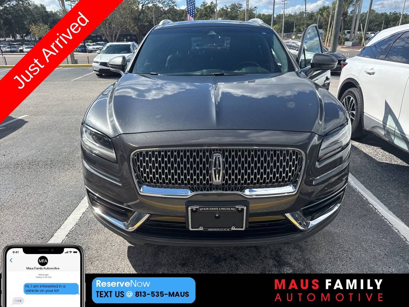 2020 Lincoln Nautilus Reserve — SUV — 63,295 mi — Tampa, FL
