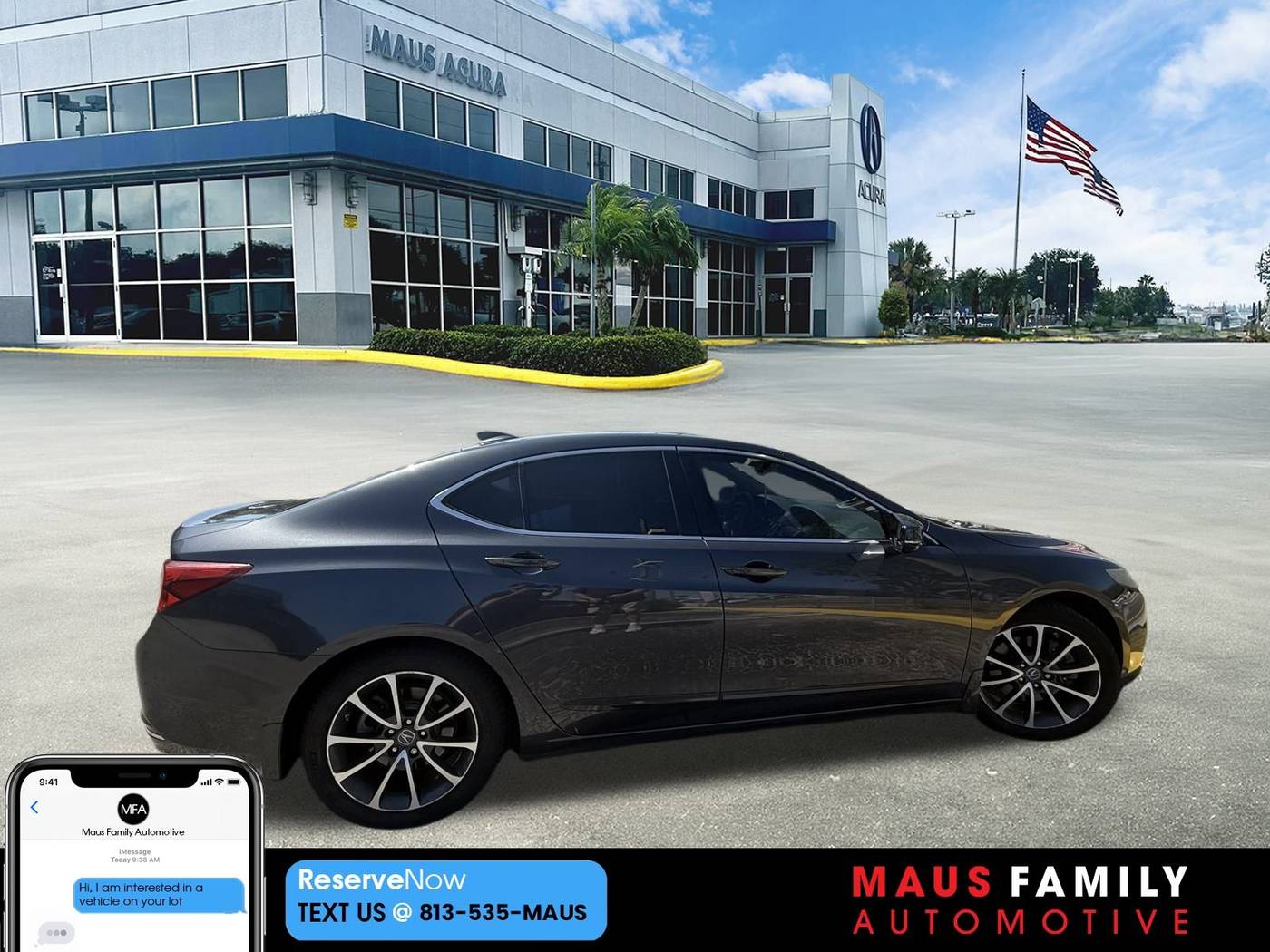 2016 Acura TLX Technology Package — Sedan — 48,285 mi — Tampa, FL