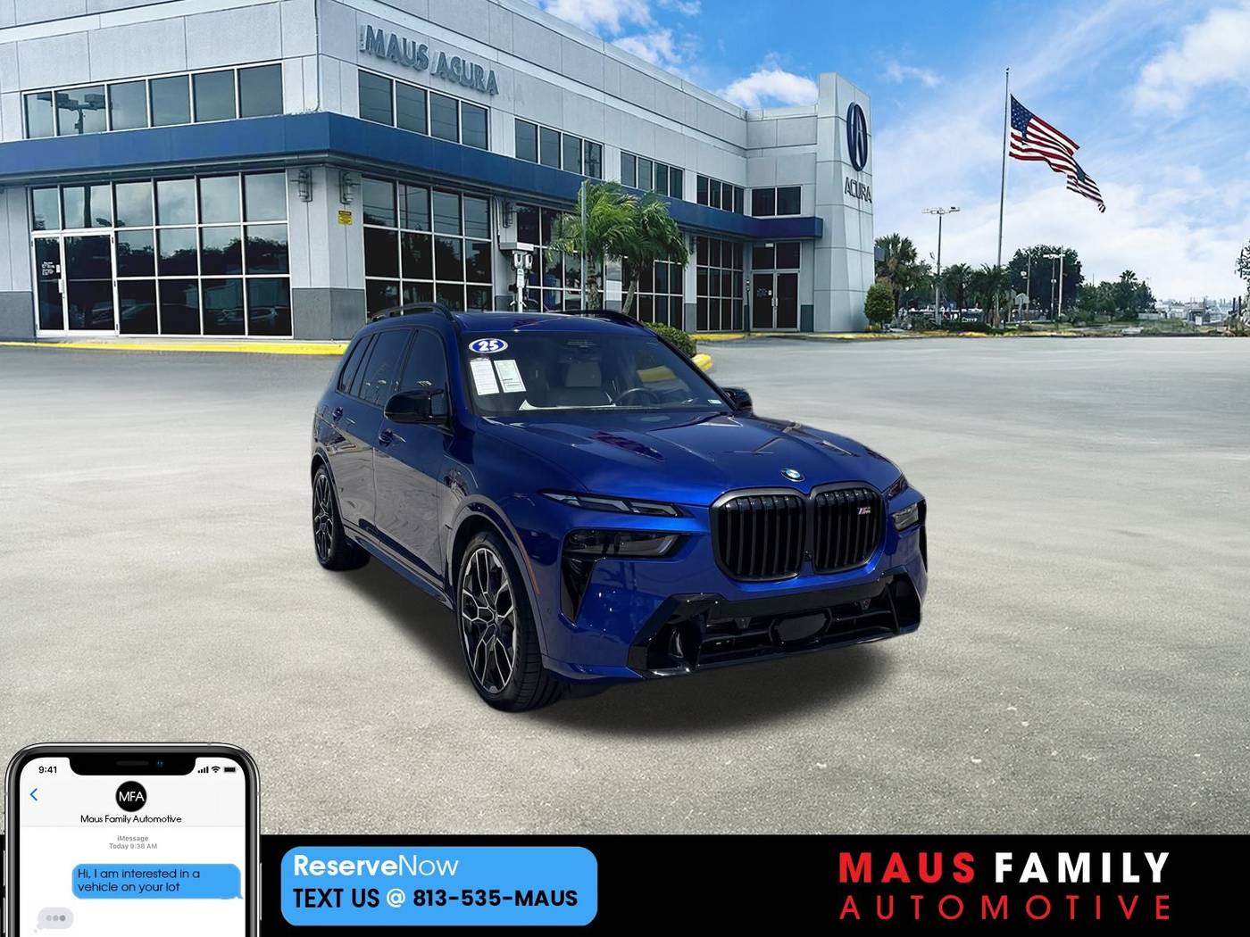 2025 BMW X7 M60i — SUV — 11,394 mi — Tampa, FL