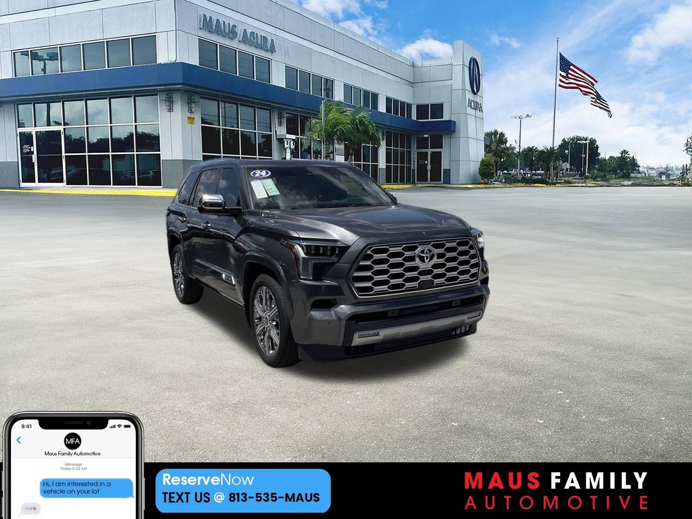 2024 Toyota Sequoia Capstone — SUV — 10,385 mi — Tampa, FL