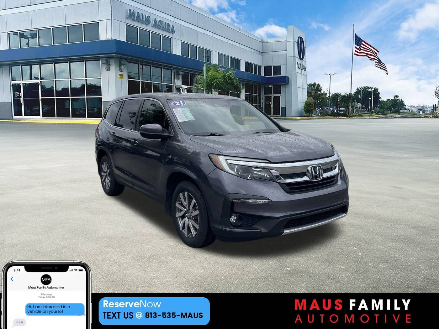 2021 Honda Pilot EX-L — SUV — 36,252 mi — Tampa, FL