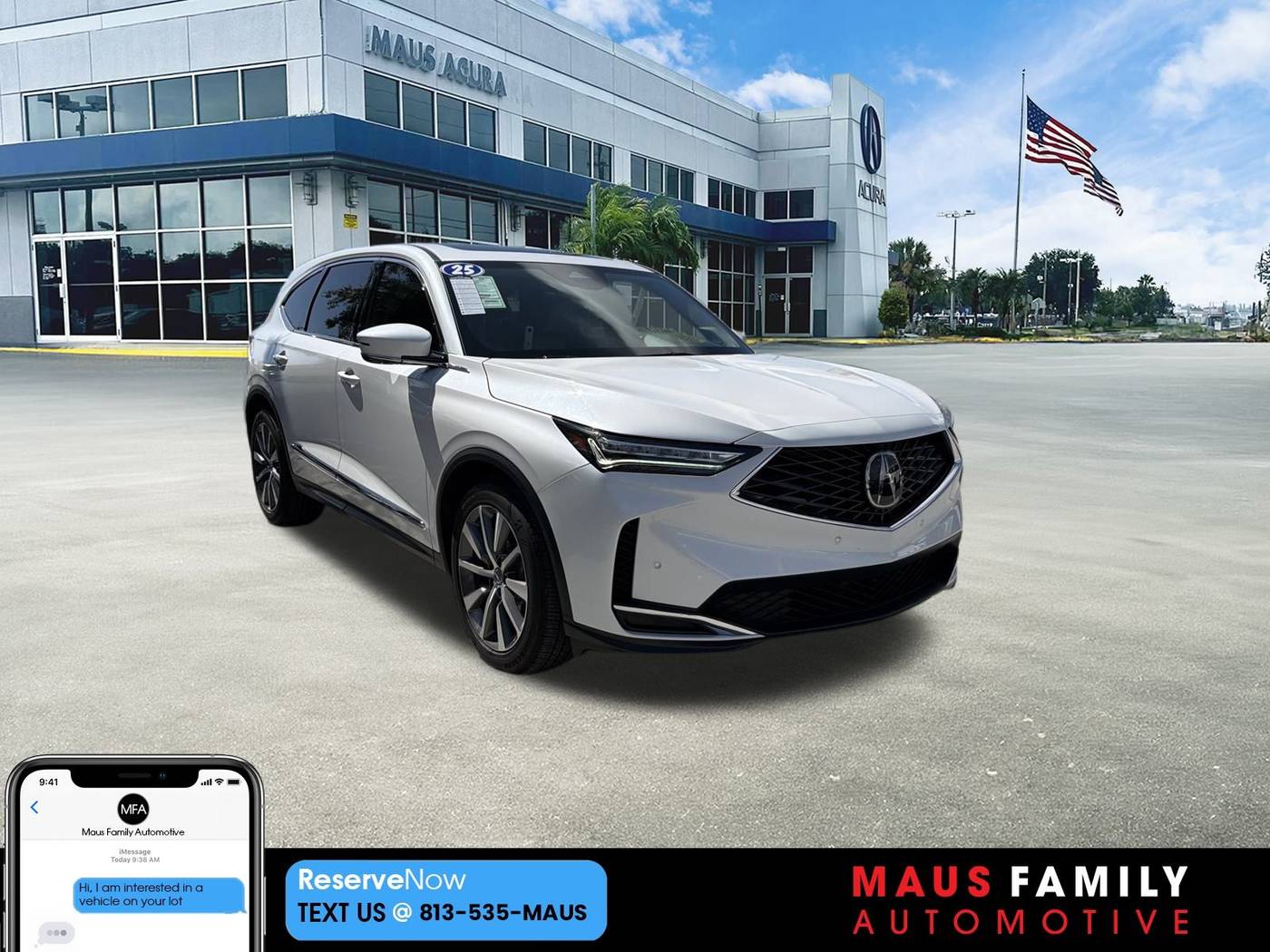 2025 Acura MDX Technology Package — SUV — 5,015 mi — Tampa, FL