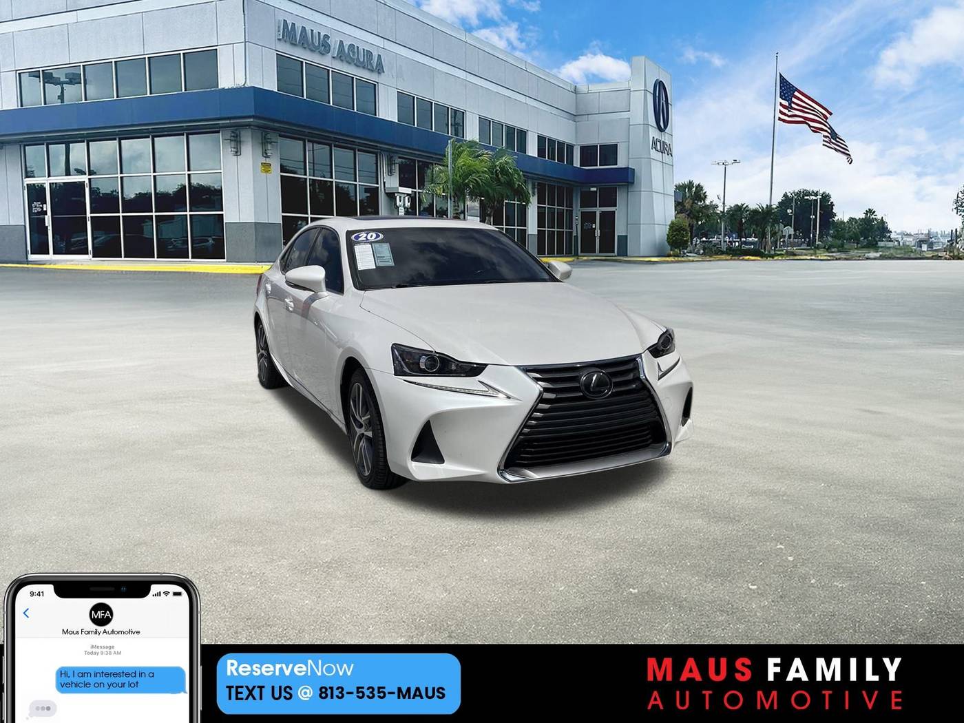 2020 Lexus IS IS 300 — Sedan — 31,015 mi — Tampa, FL