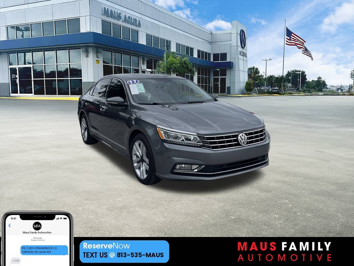 2017 Volkswagen Passat 1.8T SE — Sedan — 98,467 mi — Tampa, FL
