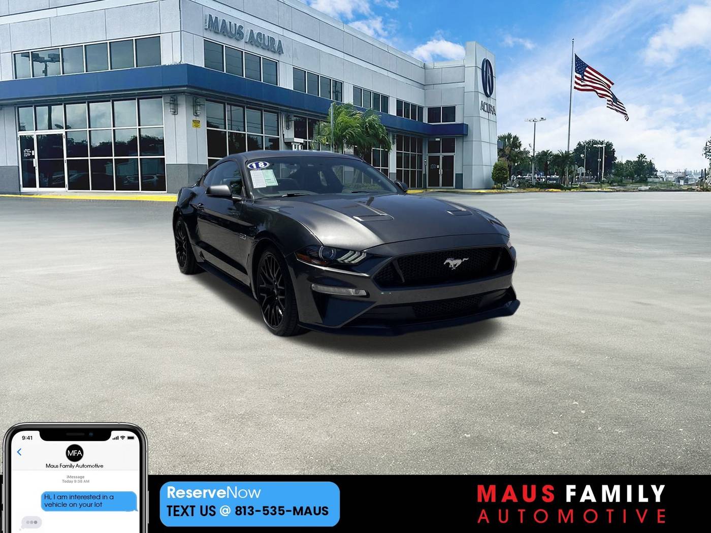 2018 Ford Mustang GT Premium — Coupe — 18,349 mi — Tampa, FL