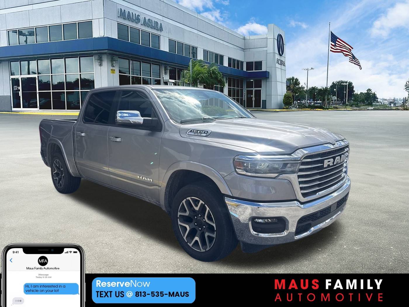 2025 Ram 1500 Laramie — Pickup Truck — 47,444 mi — Tampa, FL