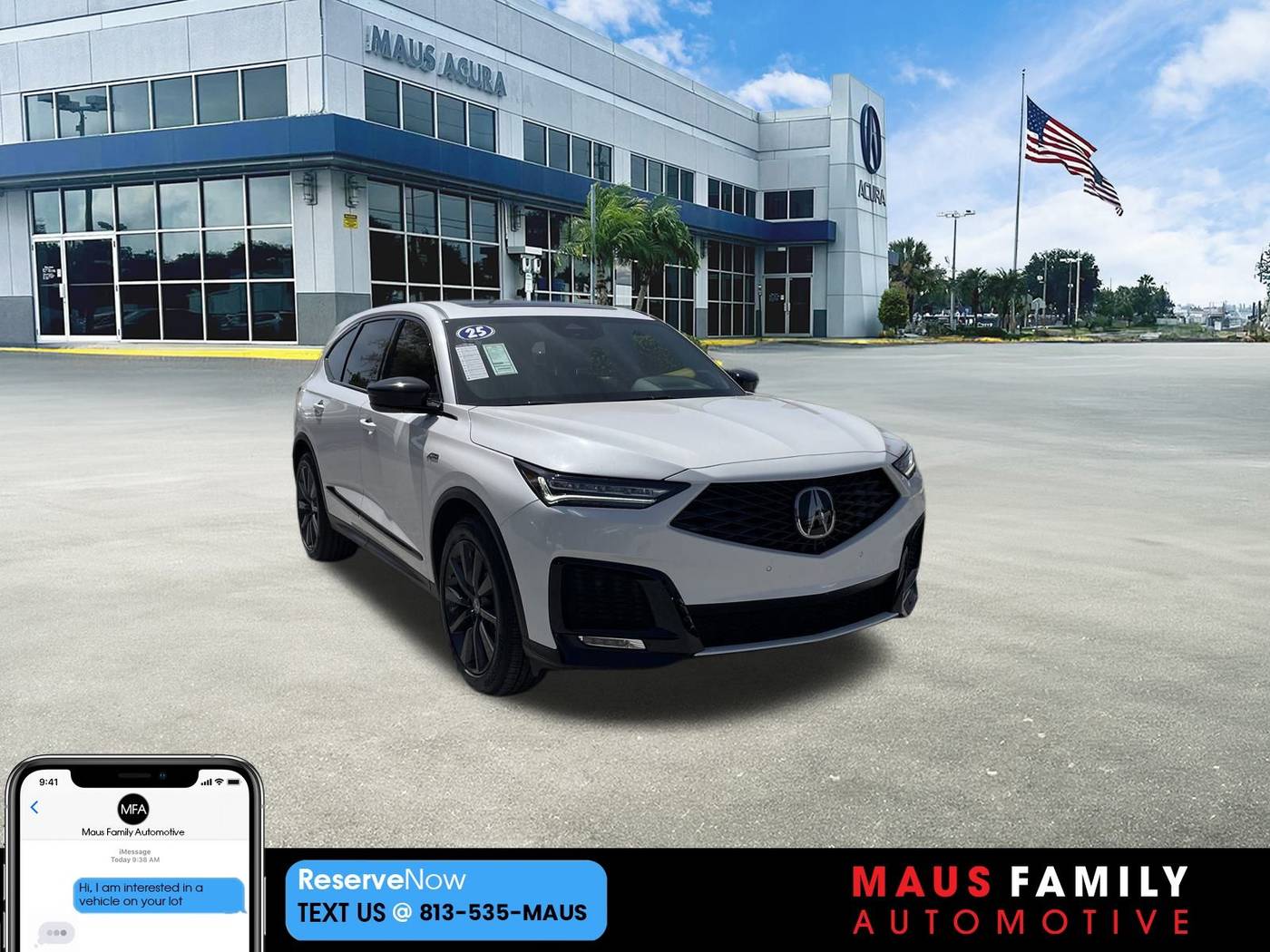 2025 Acura MDX A-Spec Package — SUV — 6,697 mi — Tampa, FL
