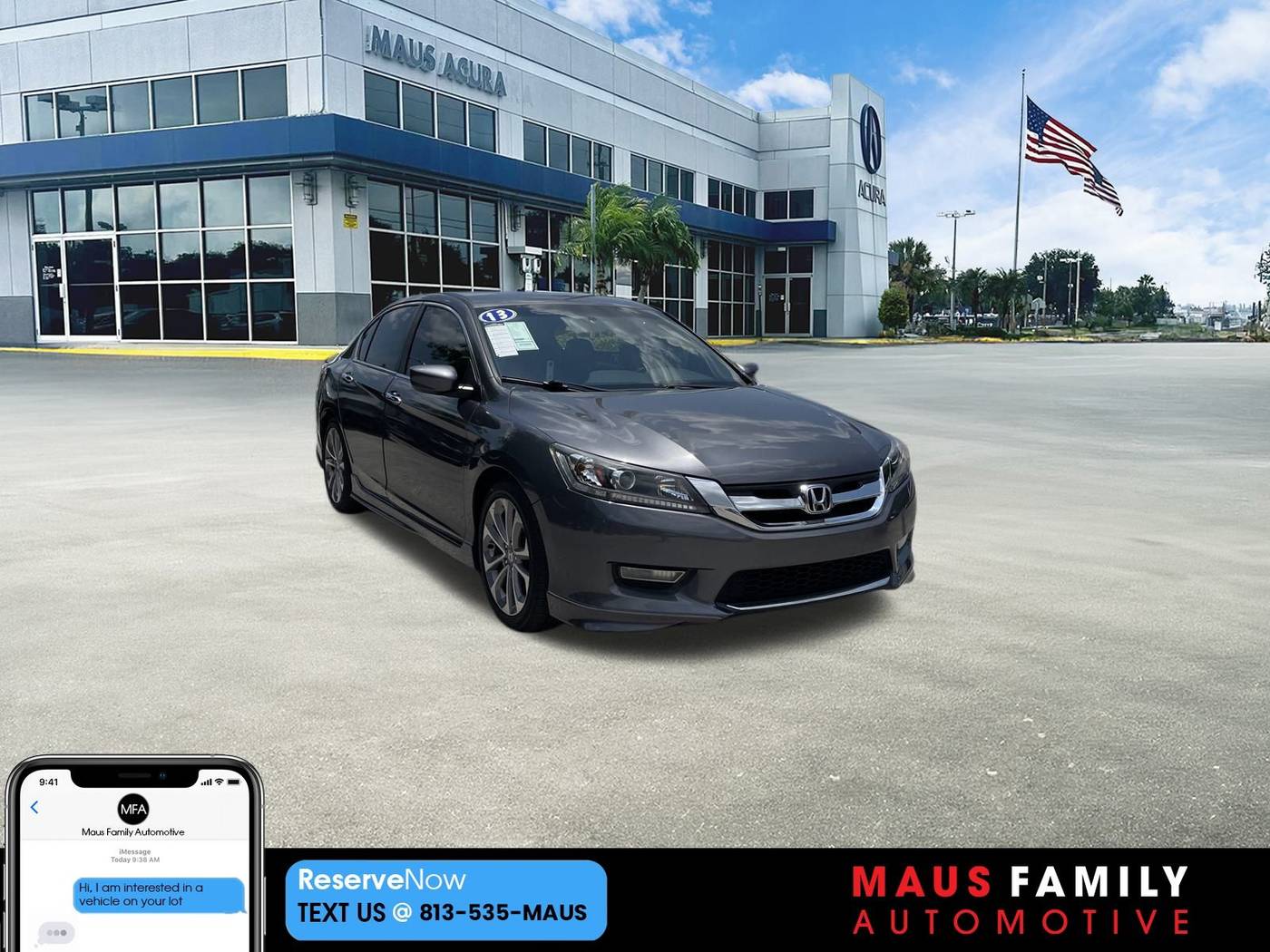 2013 Honda Accord Sport — Sedan — 95,526 mi — Tampa, FL