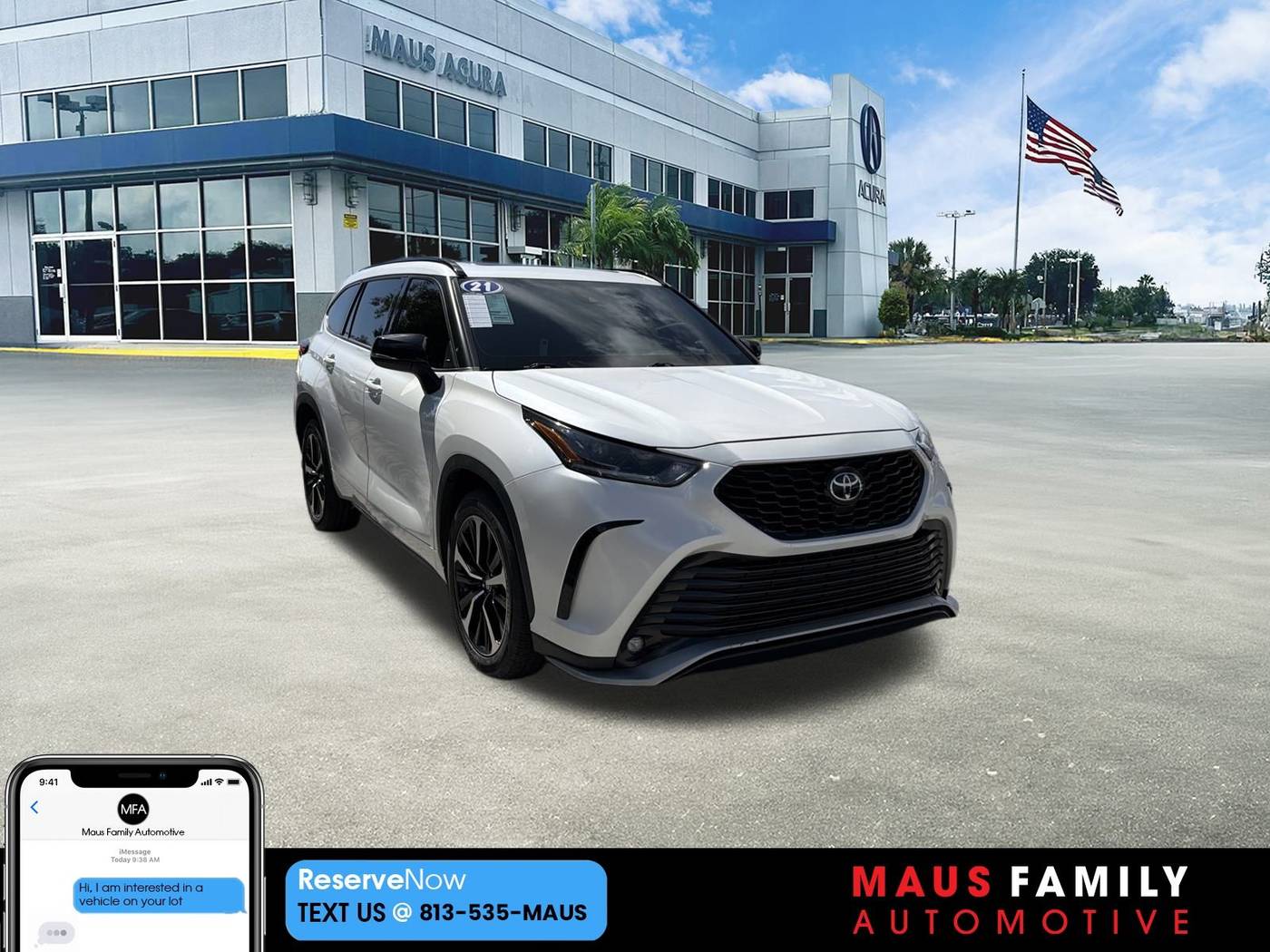 2021 Toyota Highlander XSE — SUV — 85,913 mi — Tampa, FL