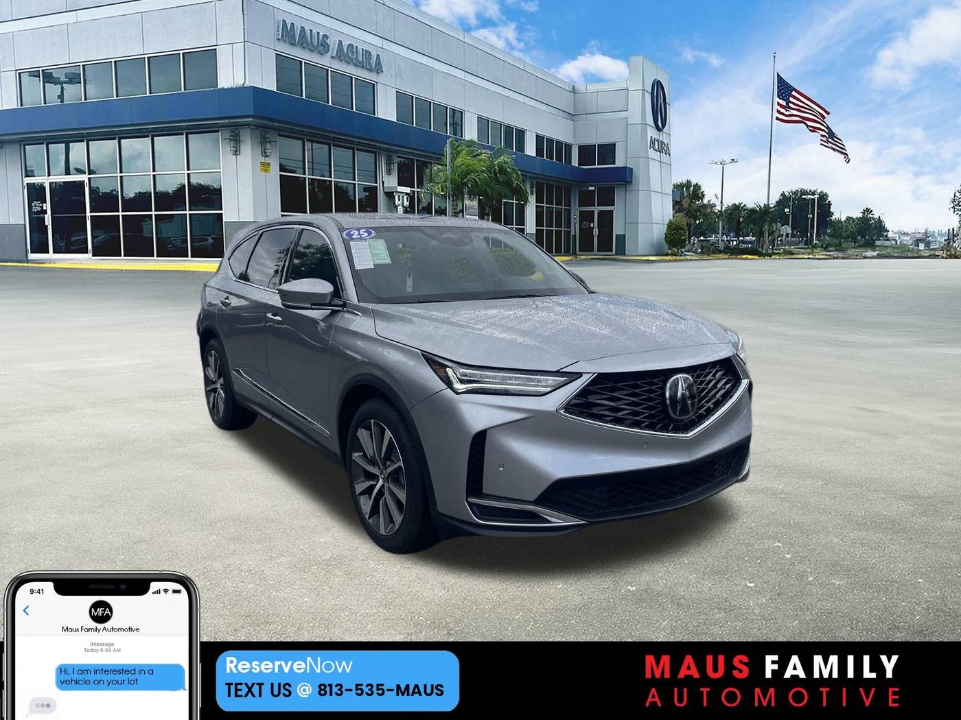 2025 Acura MDX Technology Package — SUV — 4,400 mi — Tampa, FL