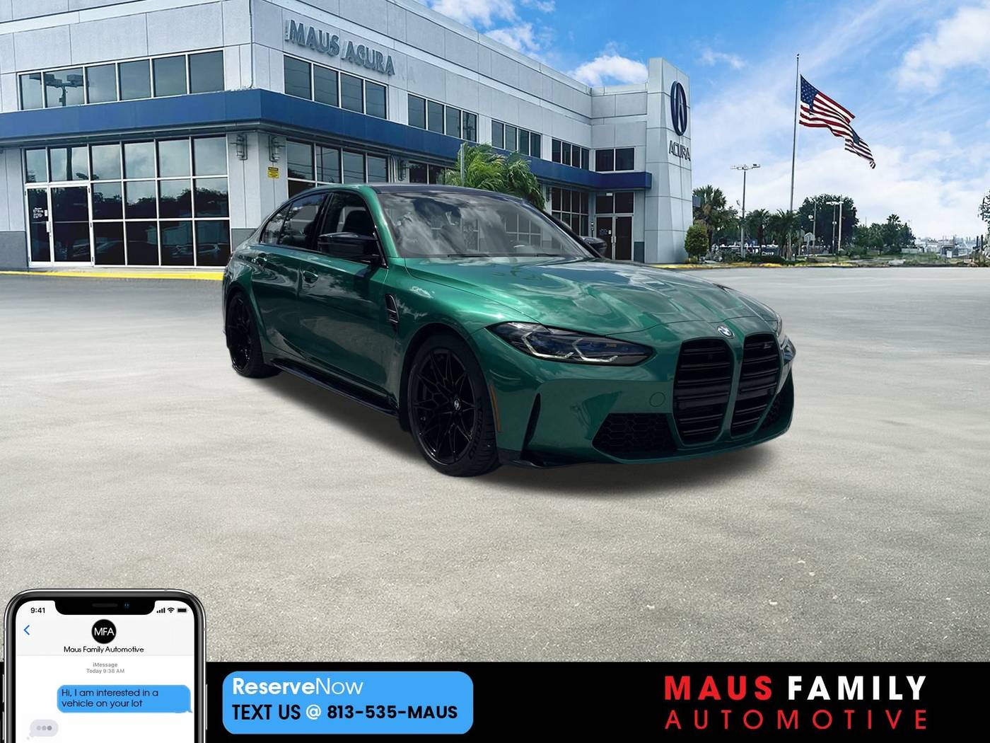 2021 BMW M3 Competition — Sedan — 22,103 mi — Tampa, FL