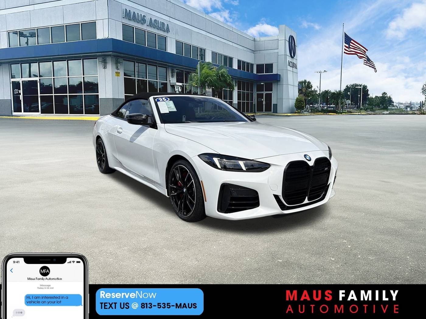 2025 BMW 4 Series M440i — Convertible — 4,343 mi — Tampa, FL