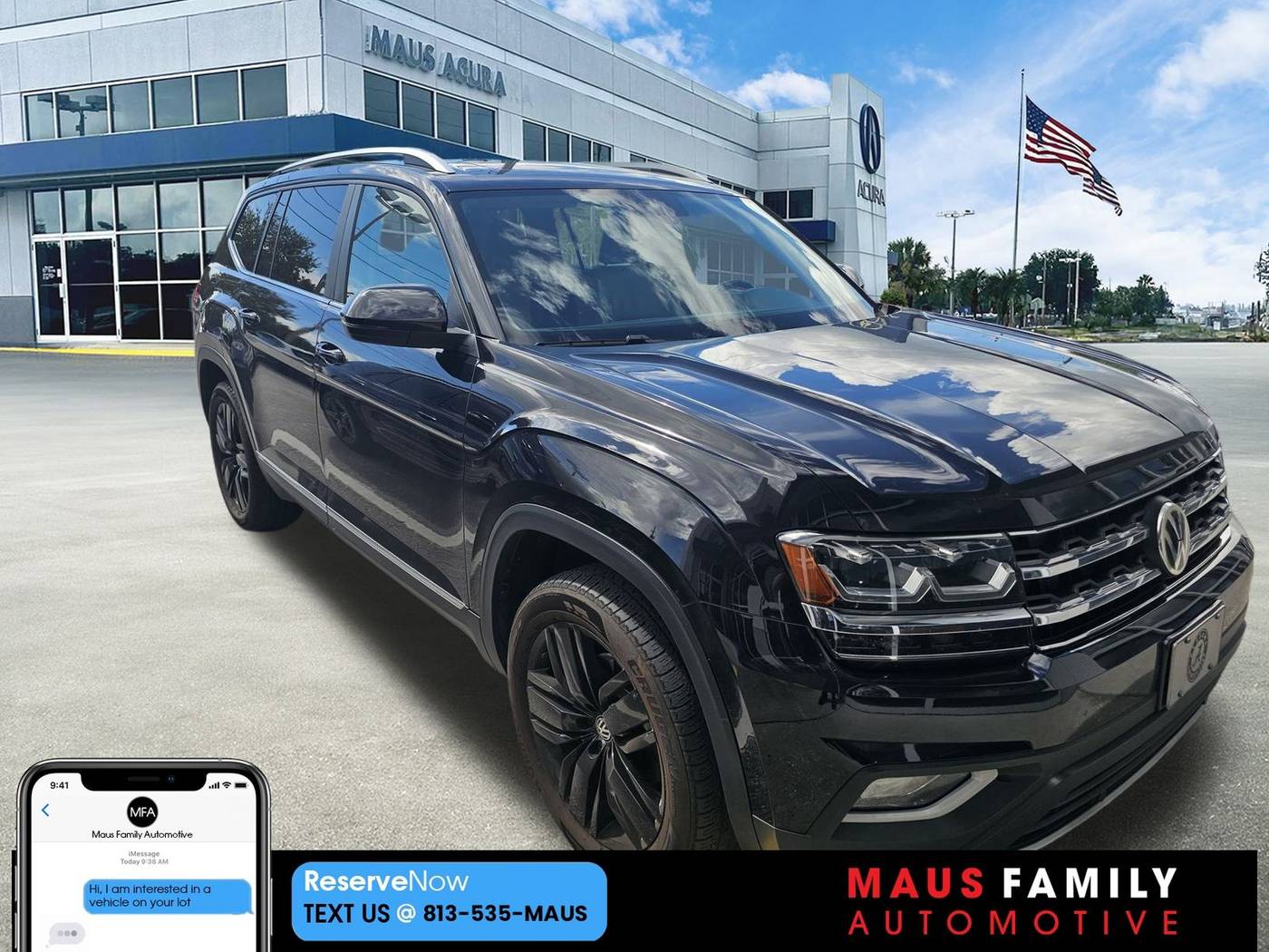 2018 Volkswagen Atlas SEL — SUV — 87,152 mi — Tampa, FL