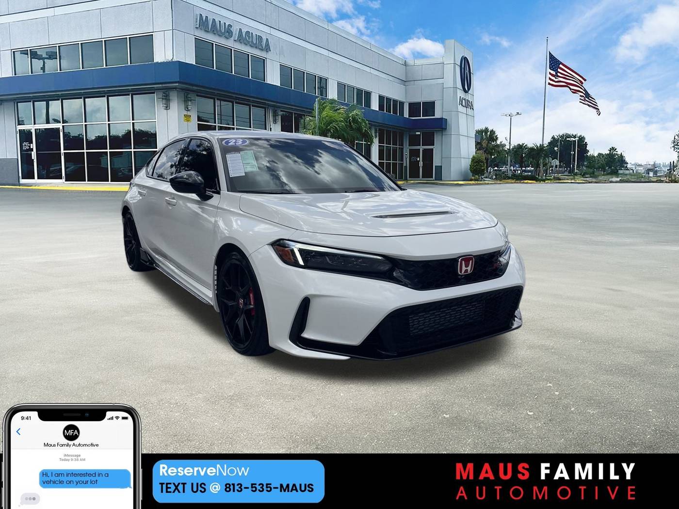 2023 Honda Civic Type R — Hatchback — 12,300 mi — Tampa, FL