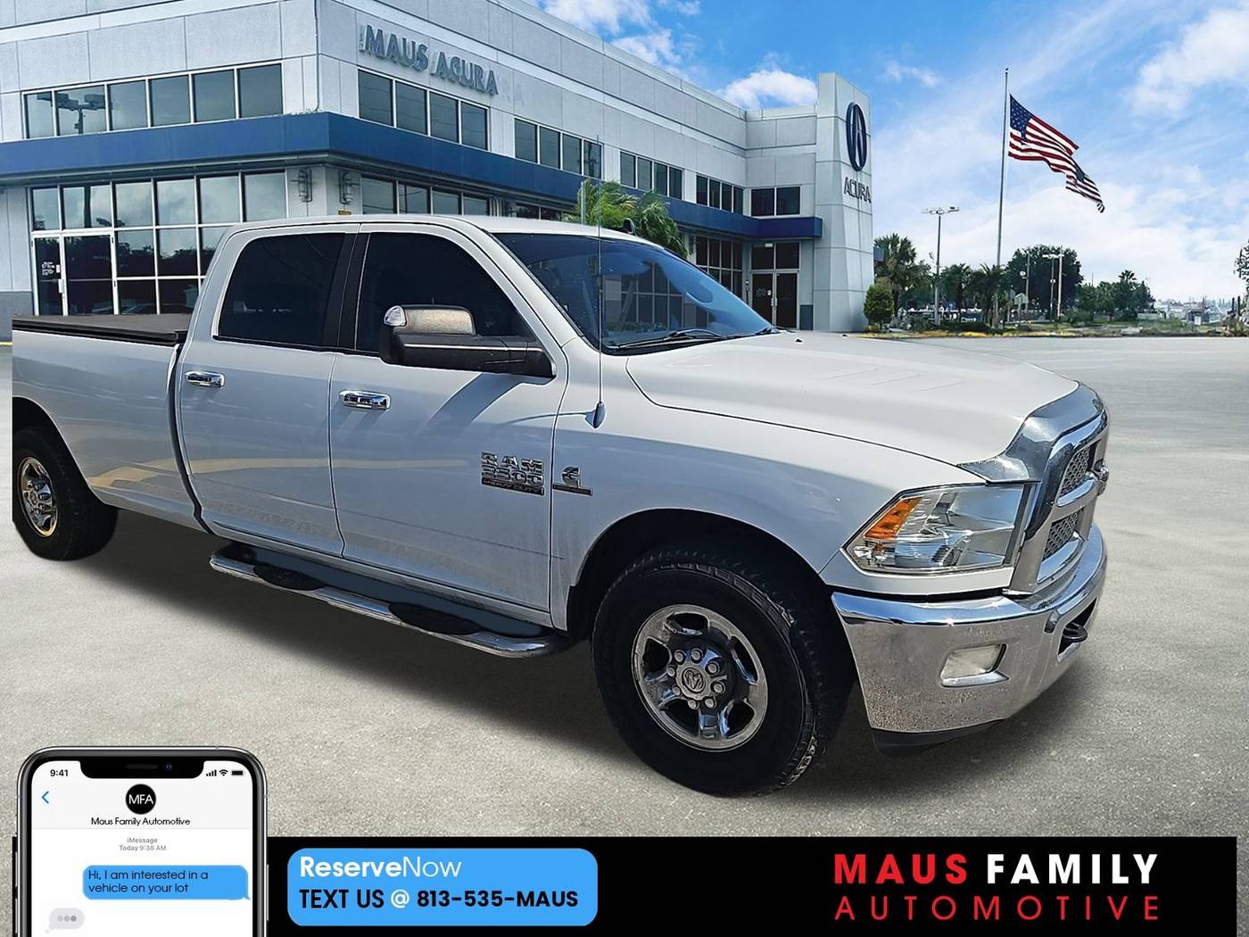 2013 Ram 2500 SLT — Pickup Truck — 120,548 mi — Tampa, FL