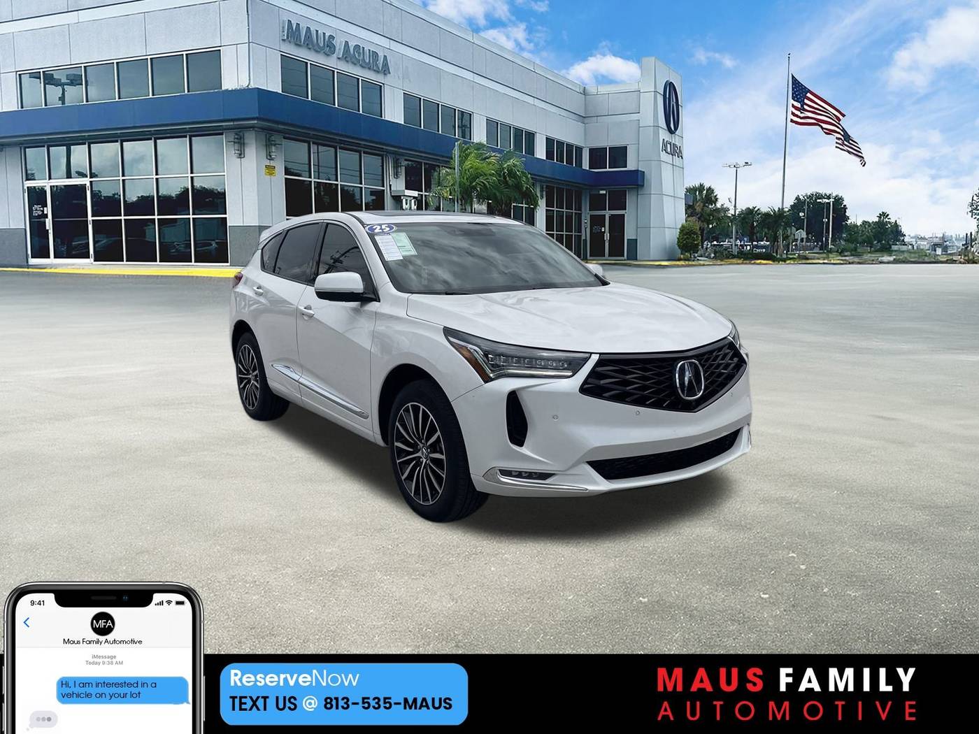 2025 Acura RDX Advance Package — SUV — 10,293 mi — Tampa, FL