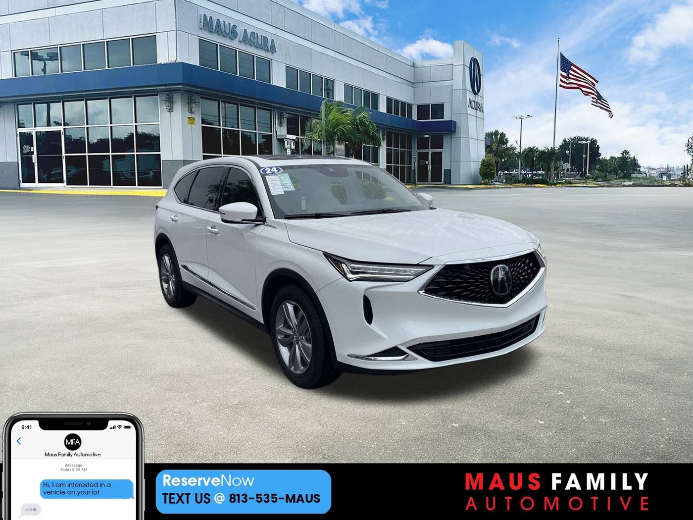 2024 Acura MDX Standard — SUV — 21,656 mi — Tampa, FL