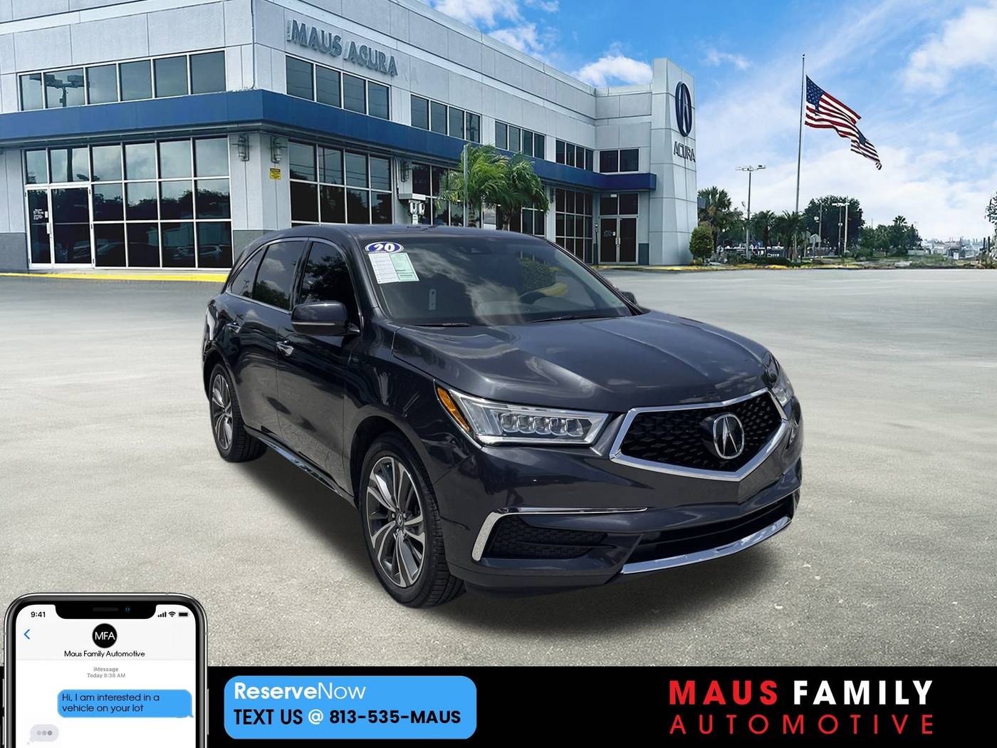 2020 Acura MDX Technology Package — SUV — 39,183 mi — Tampa, FL