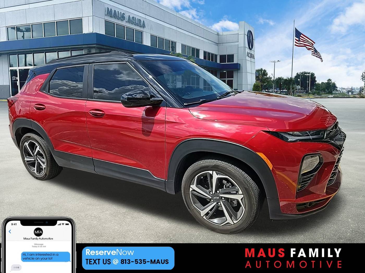 2021 Chevrolet Trailblazer RS — SUV — 30,525 mi — Tampa, FL