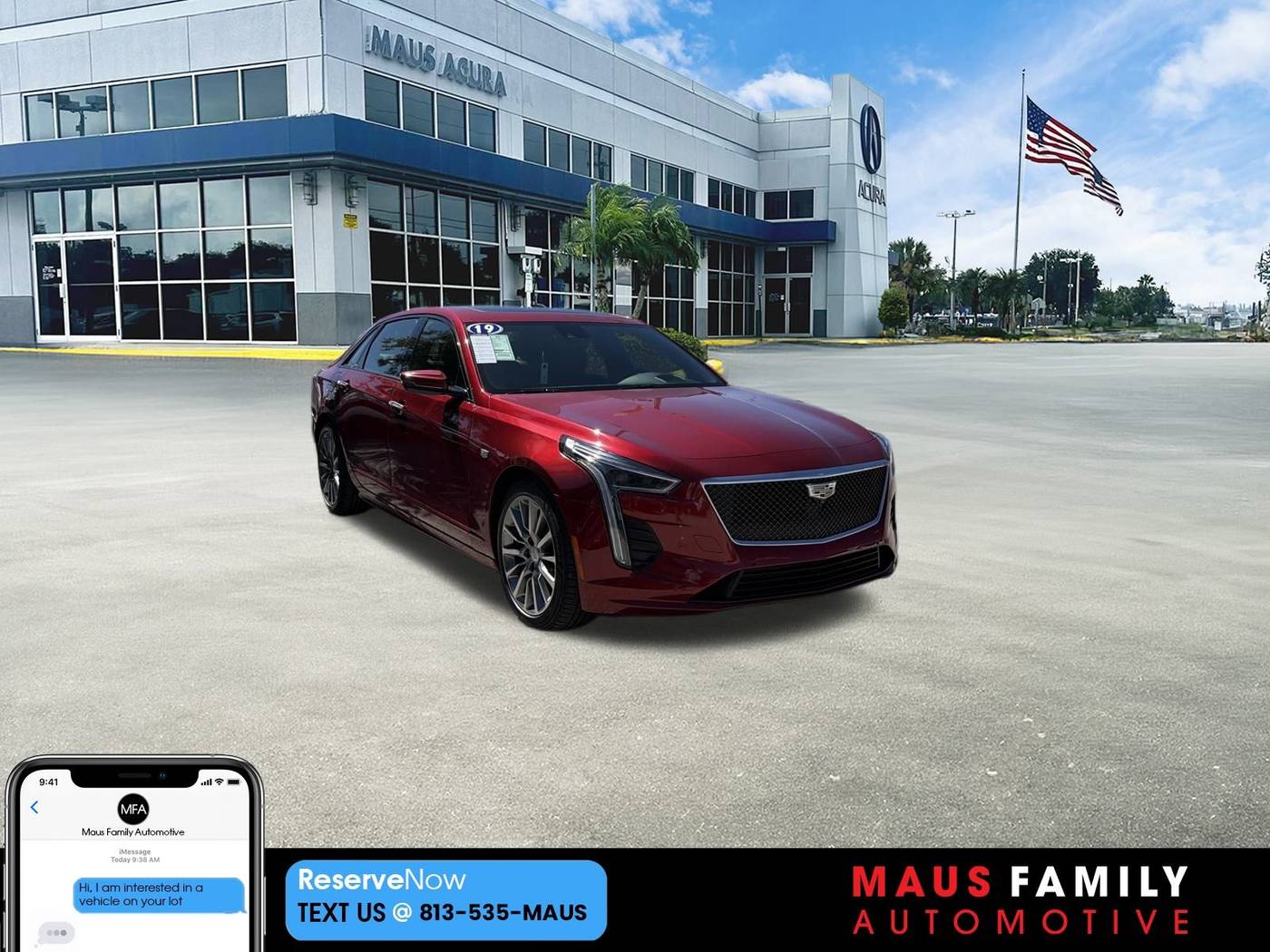 2019 Cadillac CT6 Sport — Sedan — 105,347 mi — Tampa, FL