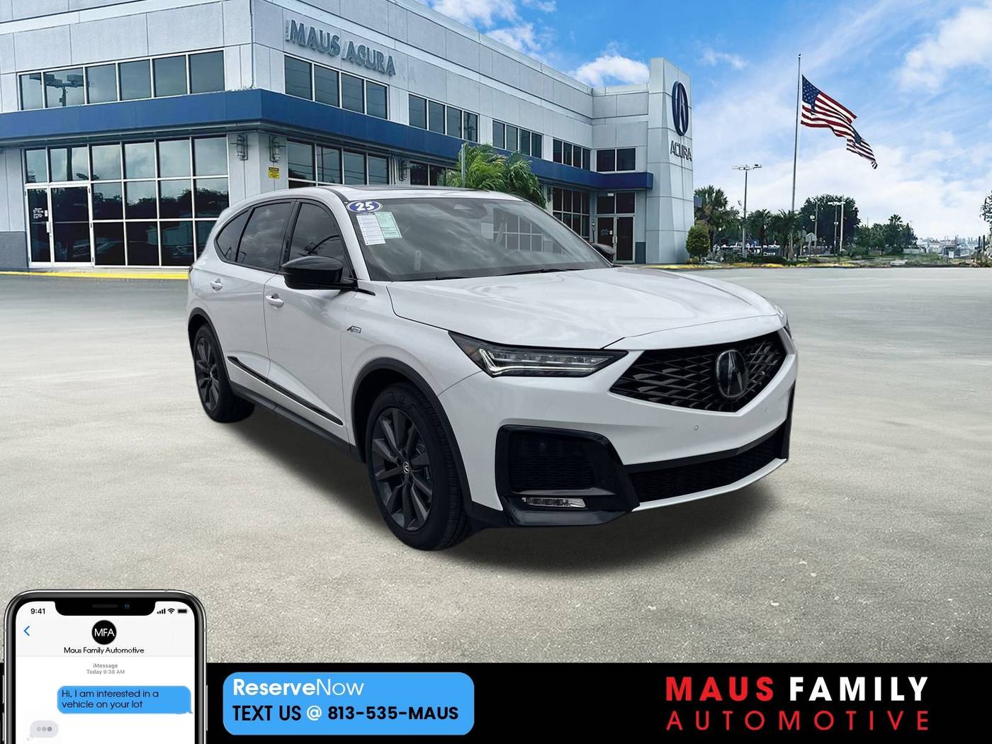 2025 Acura MDX A-Spec Package — SUV — 7,005 mi — Tampa, FL
