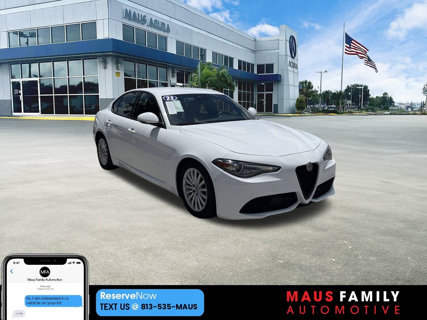 2023 Alfa Romeo Giulia Sprint — Sedan — 55,826 mi — Tampa, FL