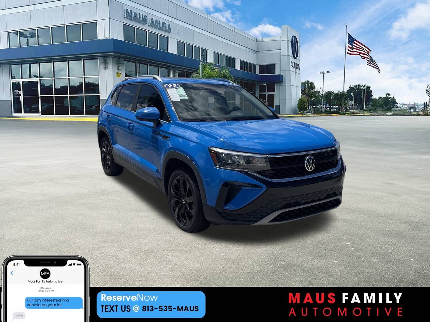 2022 Volkswagen Taos SE — SUV — 52,187 mi — Tampa, FL
