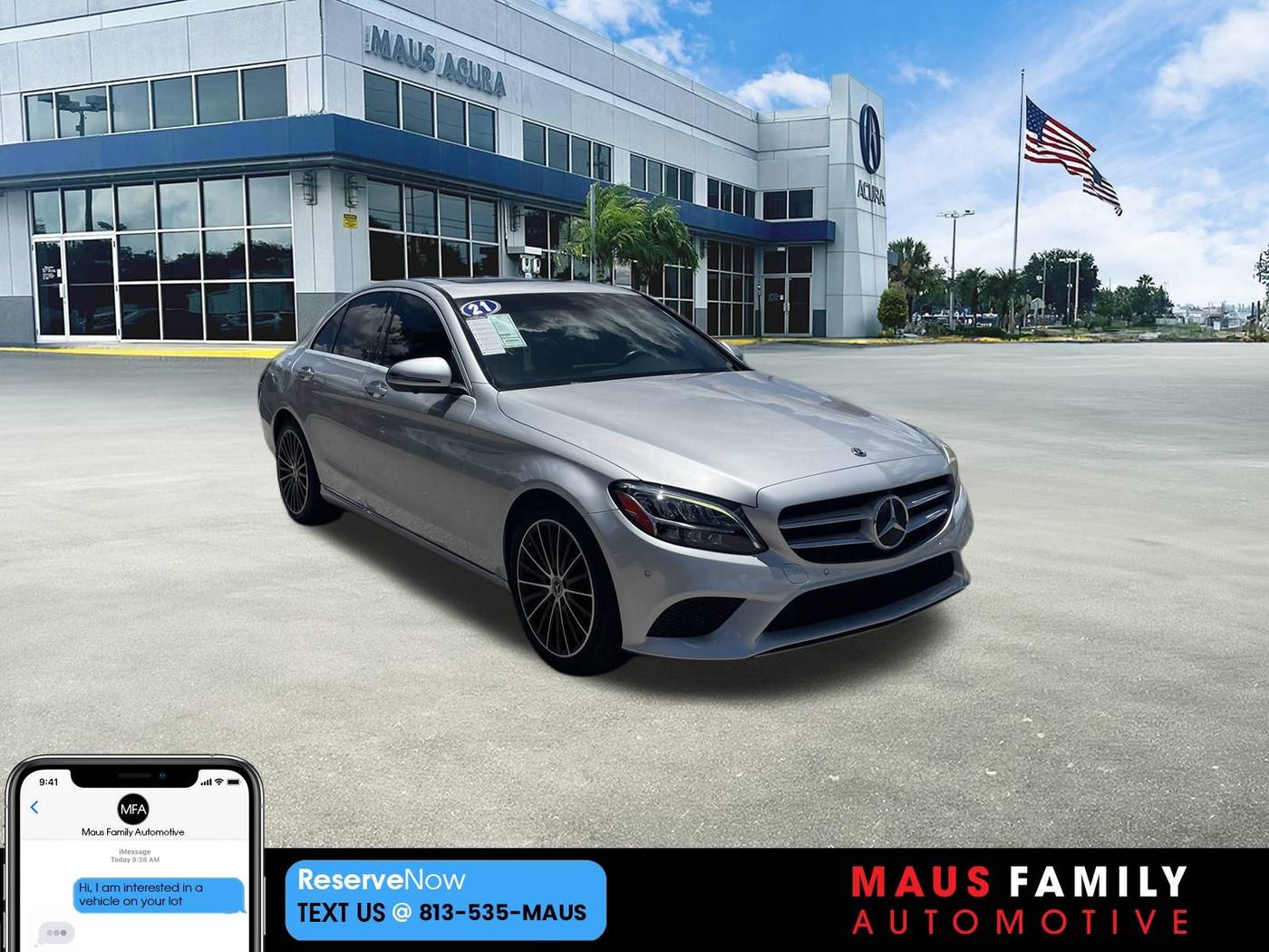 2021 Mercedes-Benz C-Class C 300 — Sedan — 44,732 mi — Tampa, FL