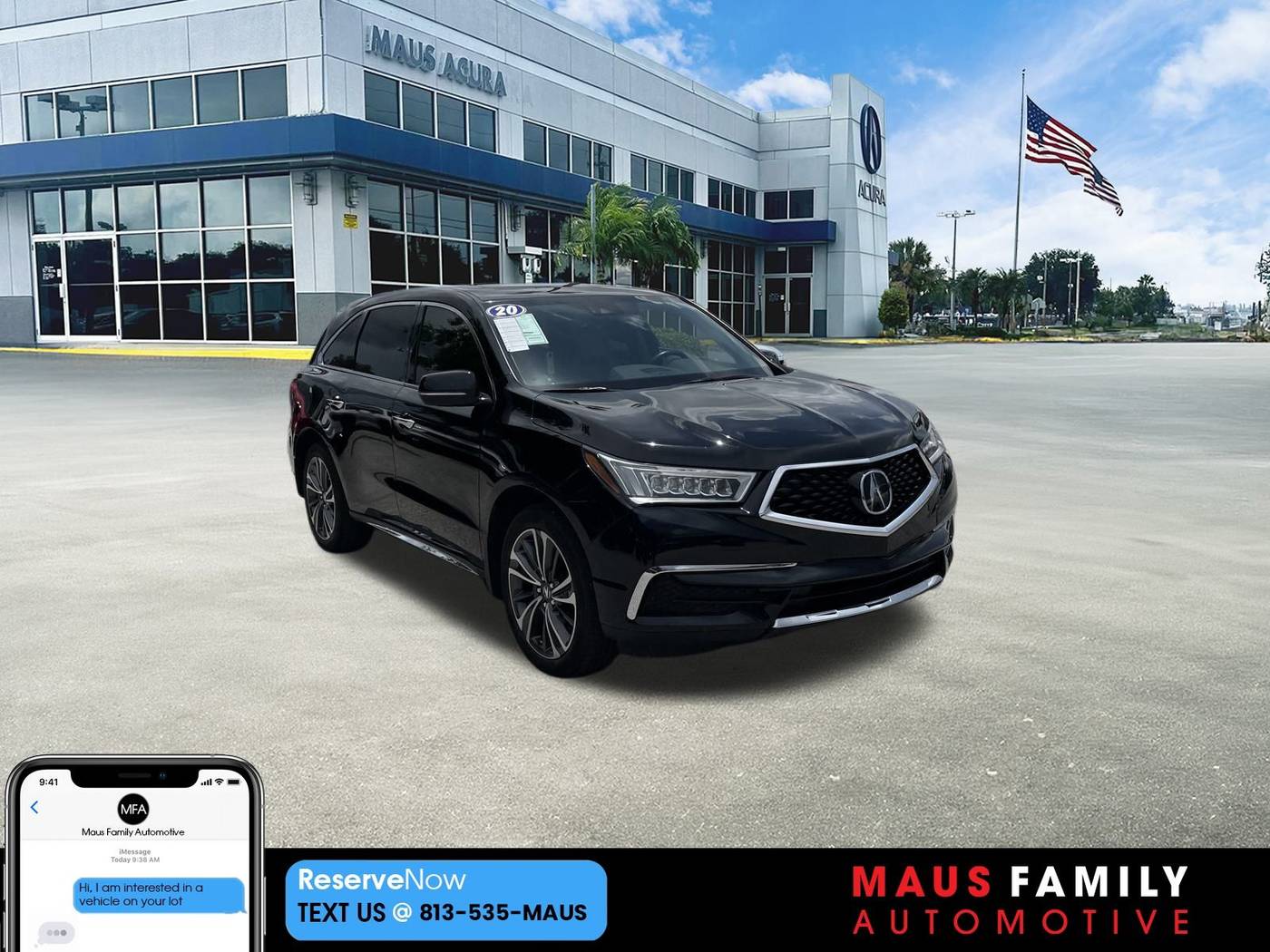 2020 Acura MDX Technology Package — SUV — 59,275 mi — Tampa, FL