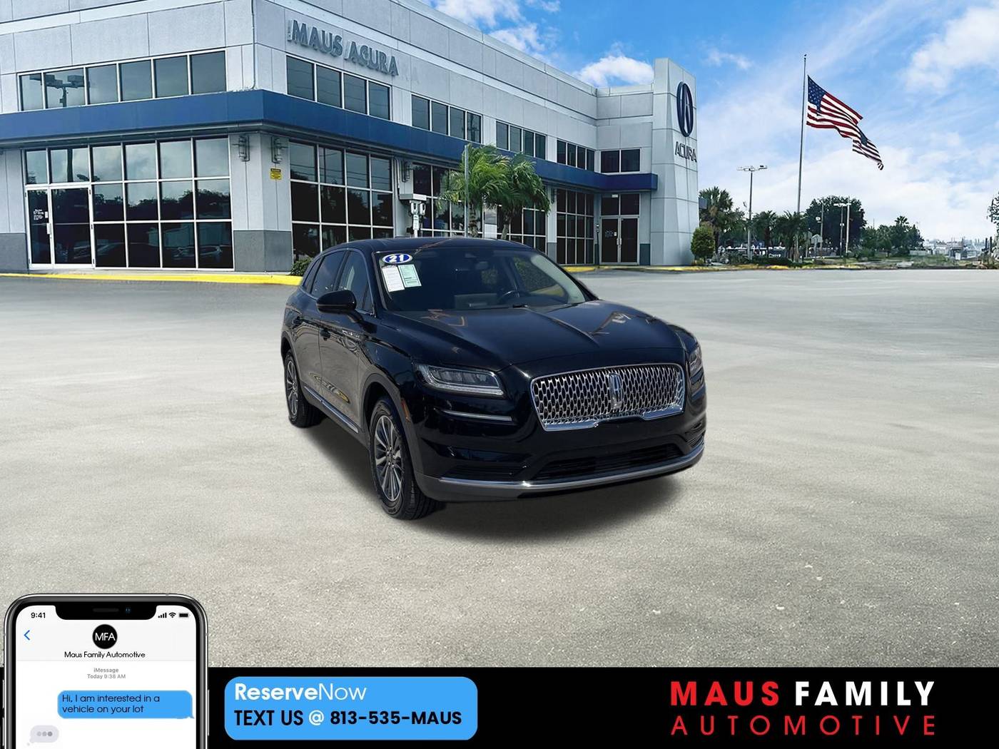 2021 Lincoln Nautilus Reserve — SUV — 59,626 mi — Tampa, FL