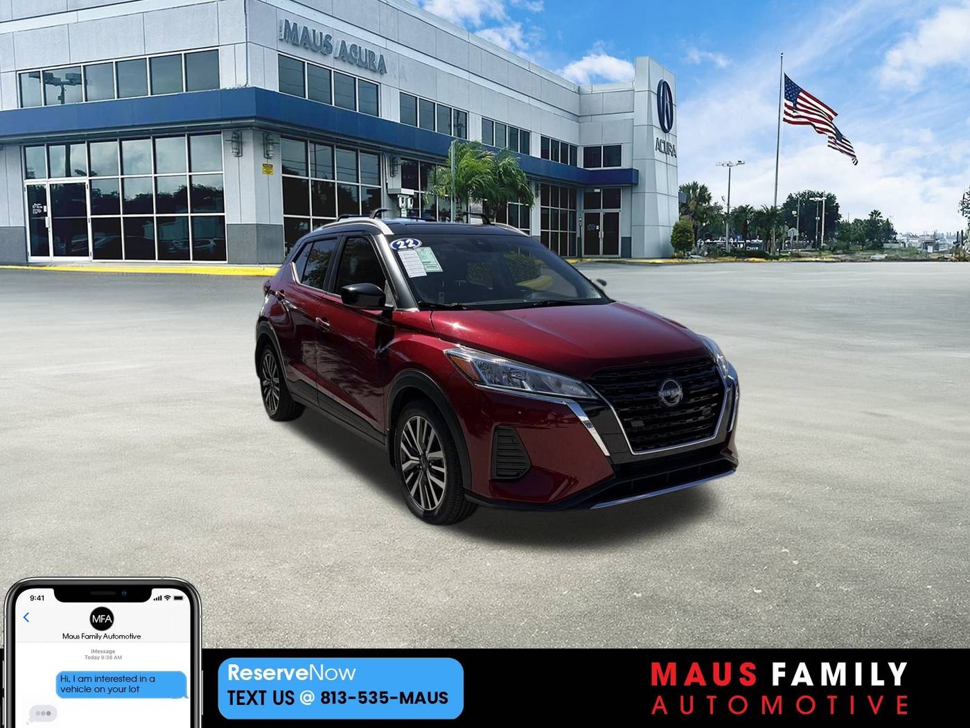 2022 Nissan Kicks SV — SUV — 33,286 mi — Tampa, FL
