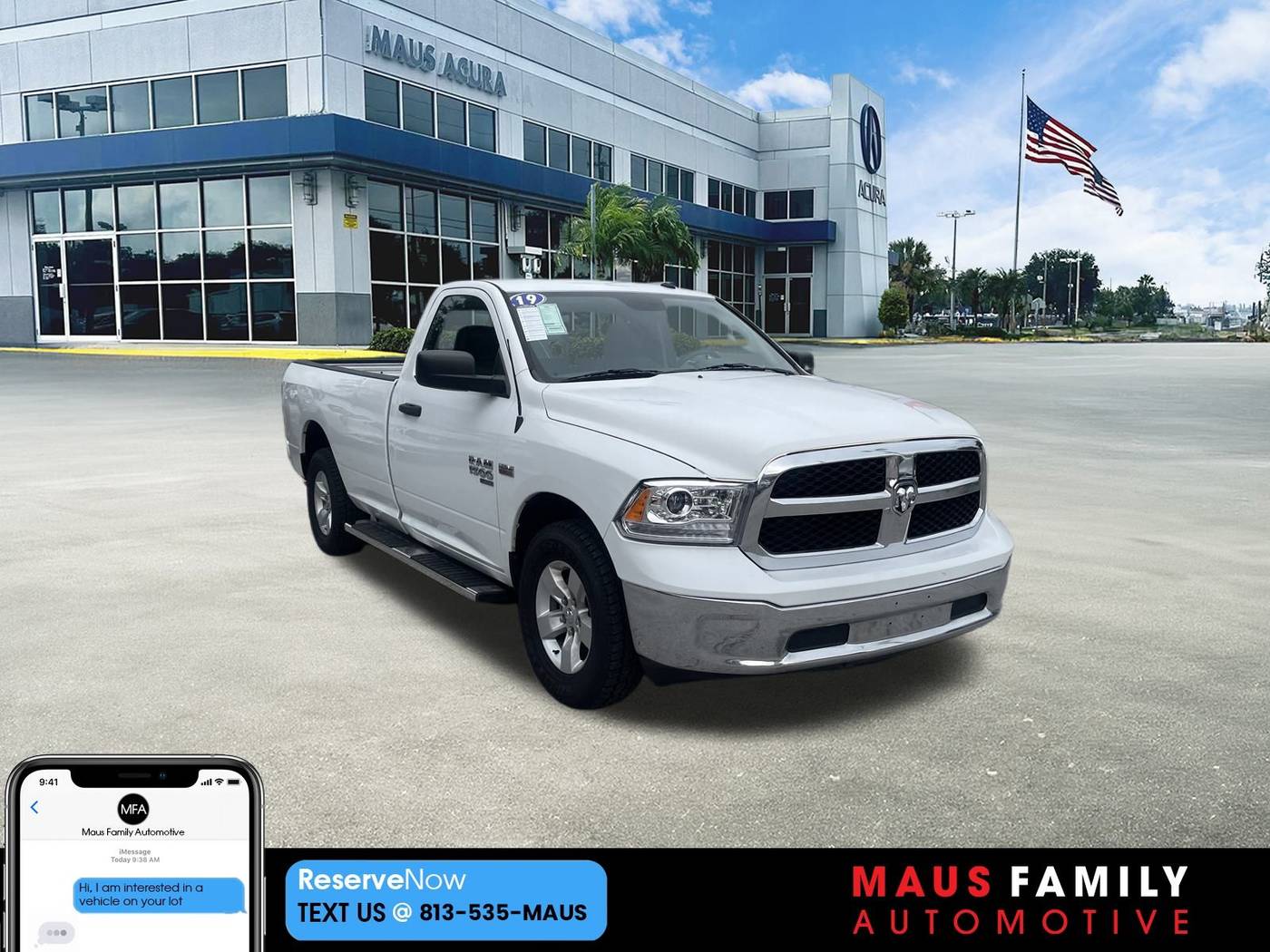 2019 Ram 1500 Classic Tradesman — Pickup Truck — 91,825 mi — Tampa, FL