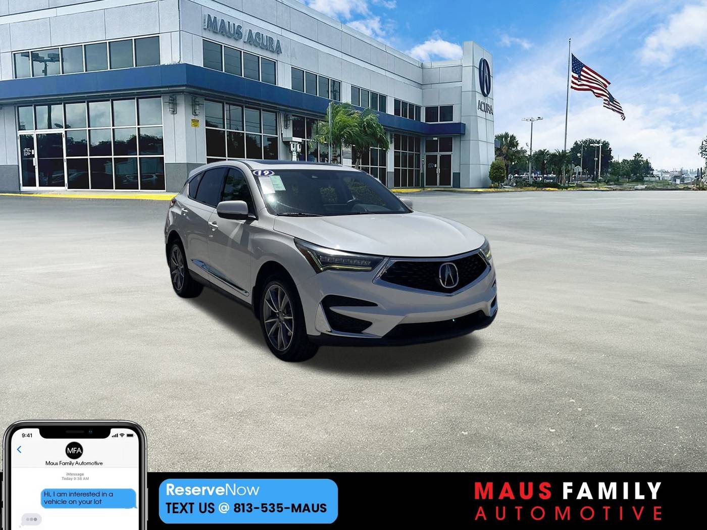 2019 Acura RDX Technology Package — SUV — 76,926 mi — Tampa, FL