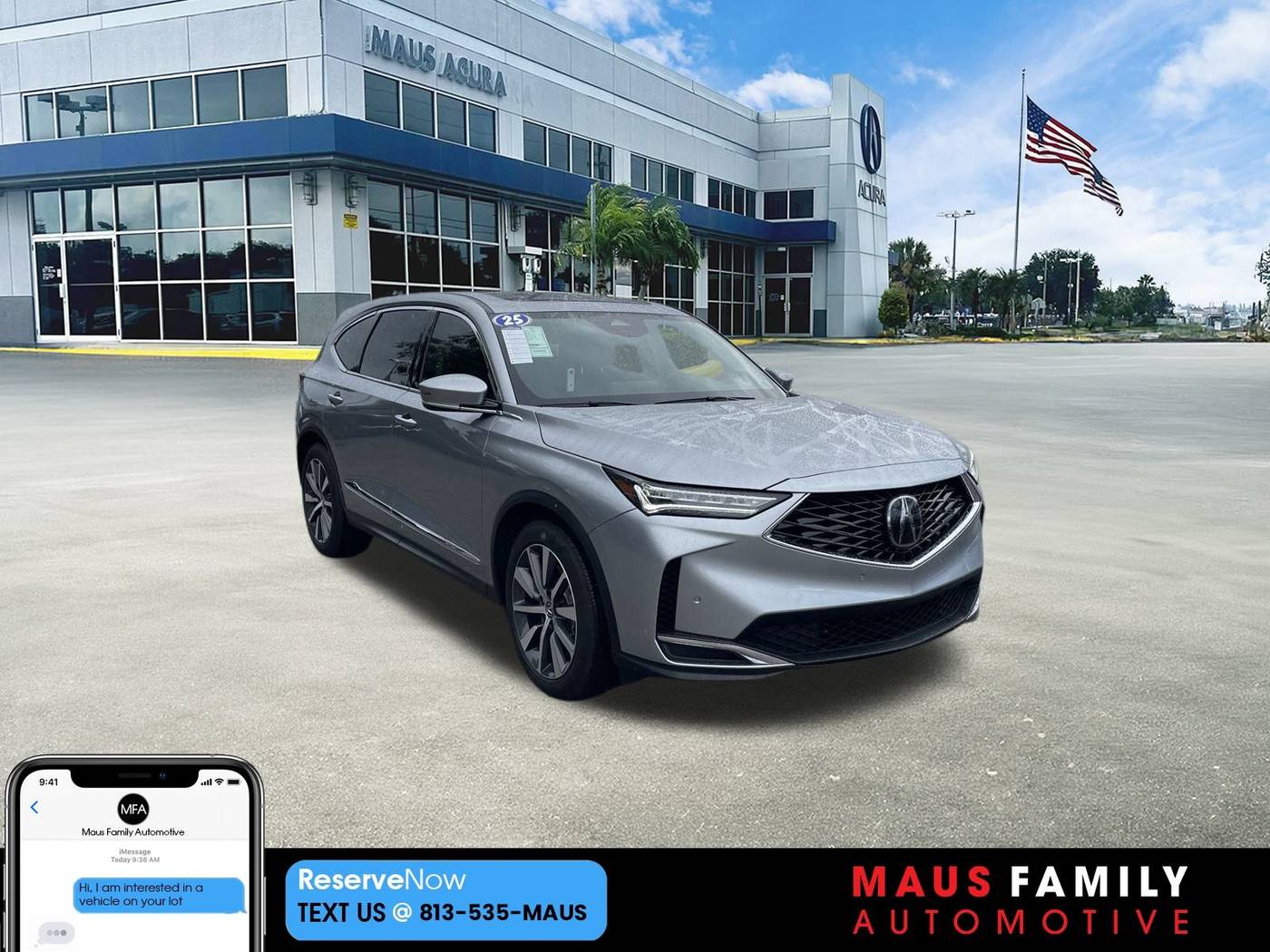 2025 Acura MDX Technology Package — SUV — 5,881 mi — Tampa, FL