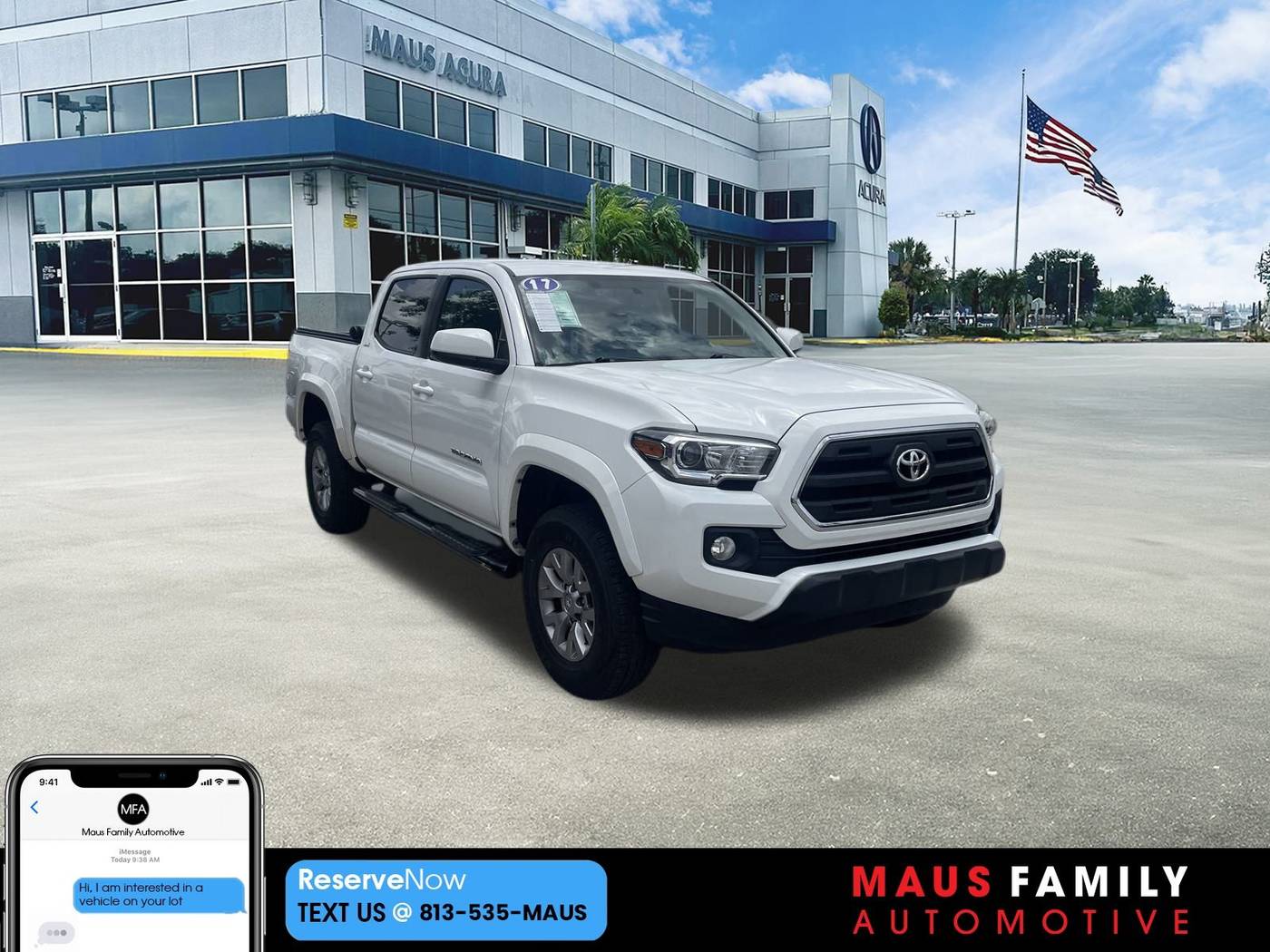 2017 Toyota Tacoma SR5 — Pickup Truck — 46,502 mi — Tampa, FL