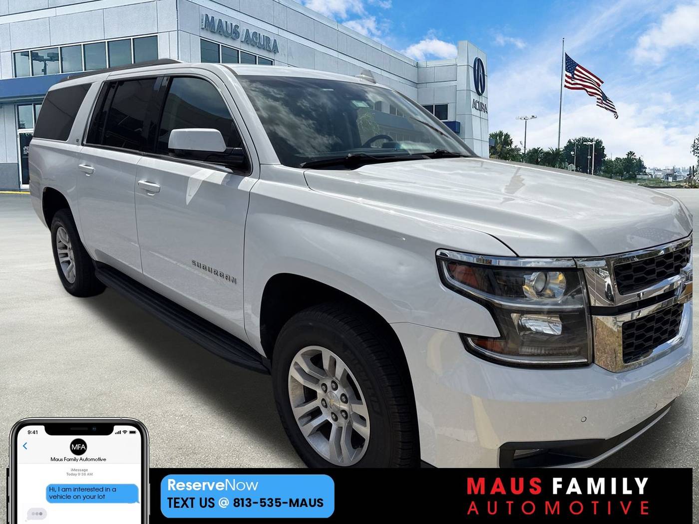 2018 Chevrolet Suburban LT — SUV — 128,551 mi — Tampa, FL