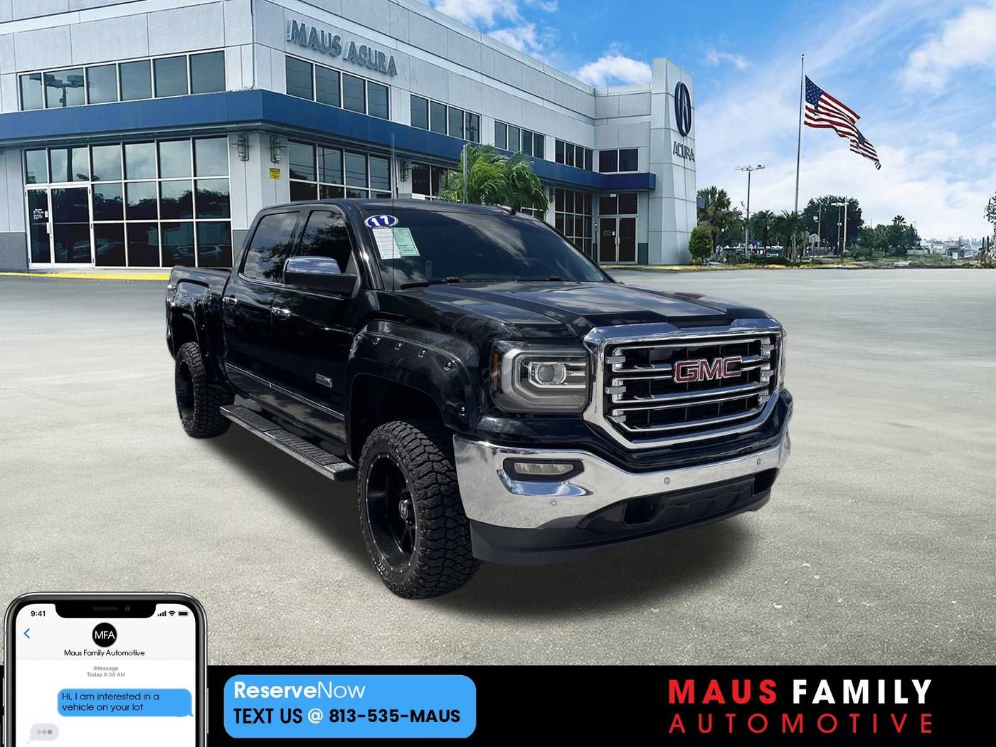 2017 GMC Sierra 1500 SLT — Pickup Truck — 68,097 mi — Tampa, FL