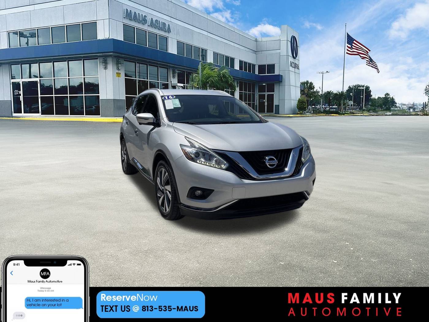 2016 Nissan Murano Platinum — SUV — 96,447 mi — Tampa, FL