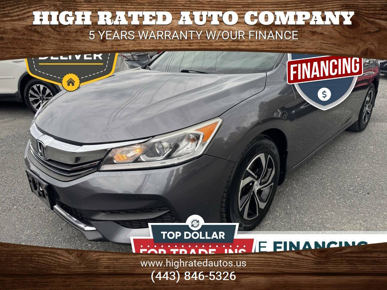 2017 Honda Accord LX — Sedan — 183,959 mi — Abingdon, MD
