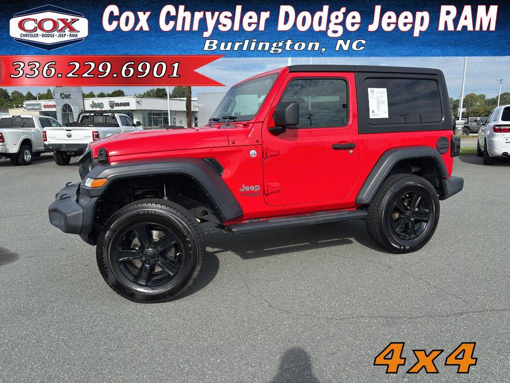 2018 Jeep Wrangler Sport S — SUV — 106,232 mi — Burlington, NC