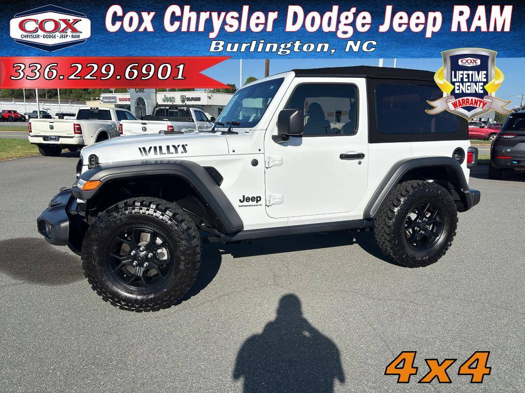 2024 Jeep Wrangler Willys — SUV — 9,685 mi — Burlington, NC