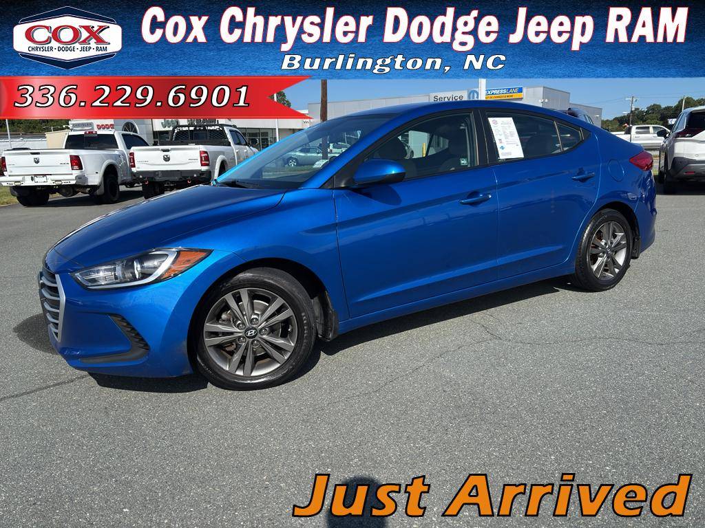 2018 Hyundai Elantra SEL — Sedan — 78,252 mi — Burlington, NC
