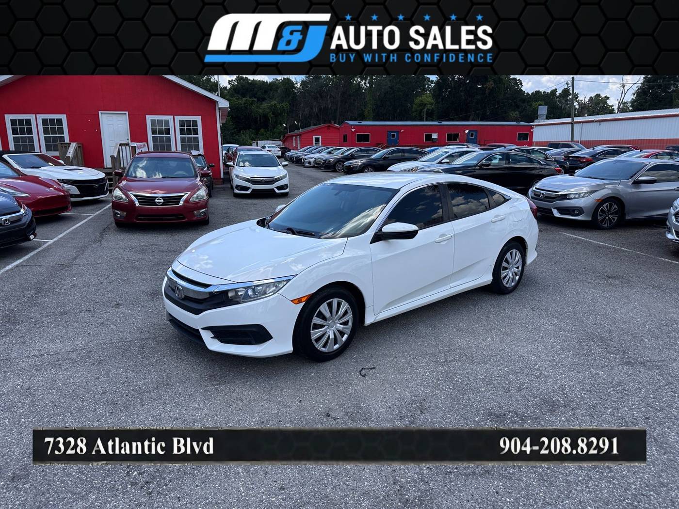 2018 Honda Civic LX — Sedan — 77,371 mi — Jacksonville, FL