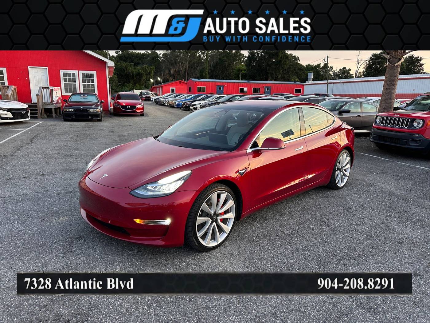 2018 Tesla Model 3 Performance — Sedan — 68,498 mi — Jacksonville, FL