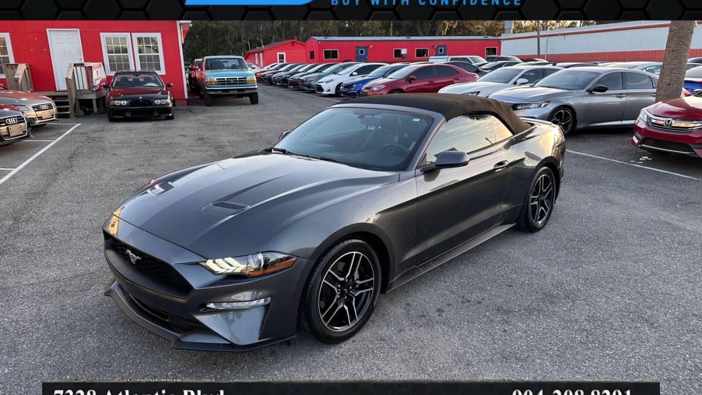 2019 Ford Mustang EcoBoost — Convertible — 77,334 mi — Jacksonville, FL
