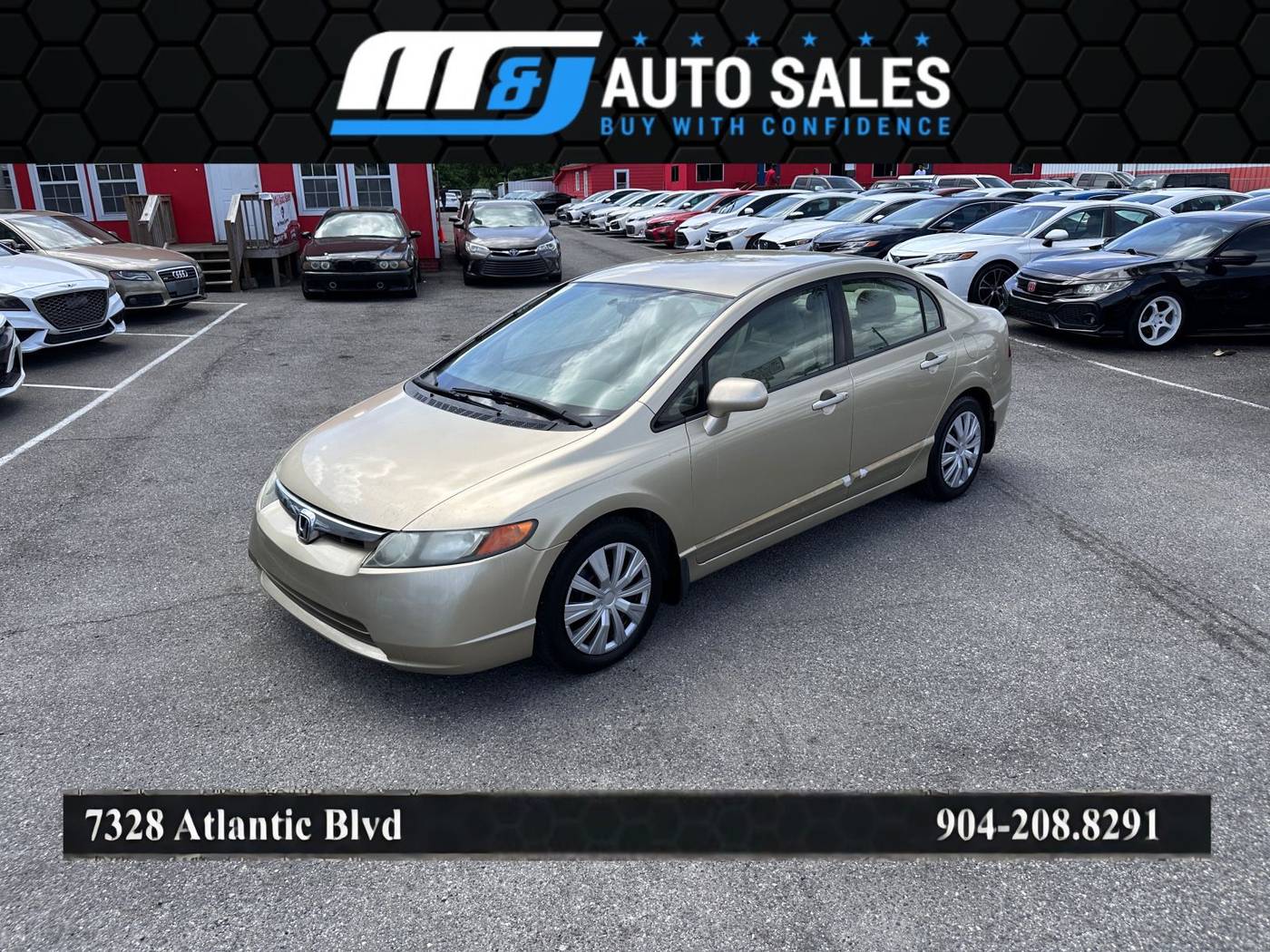 2007 Honda Civic LX — Sedan — 166,254 mi — Jacksonville, FL