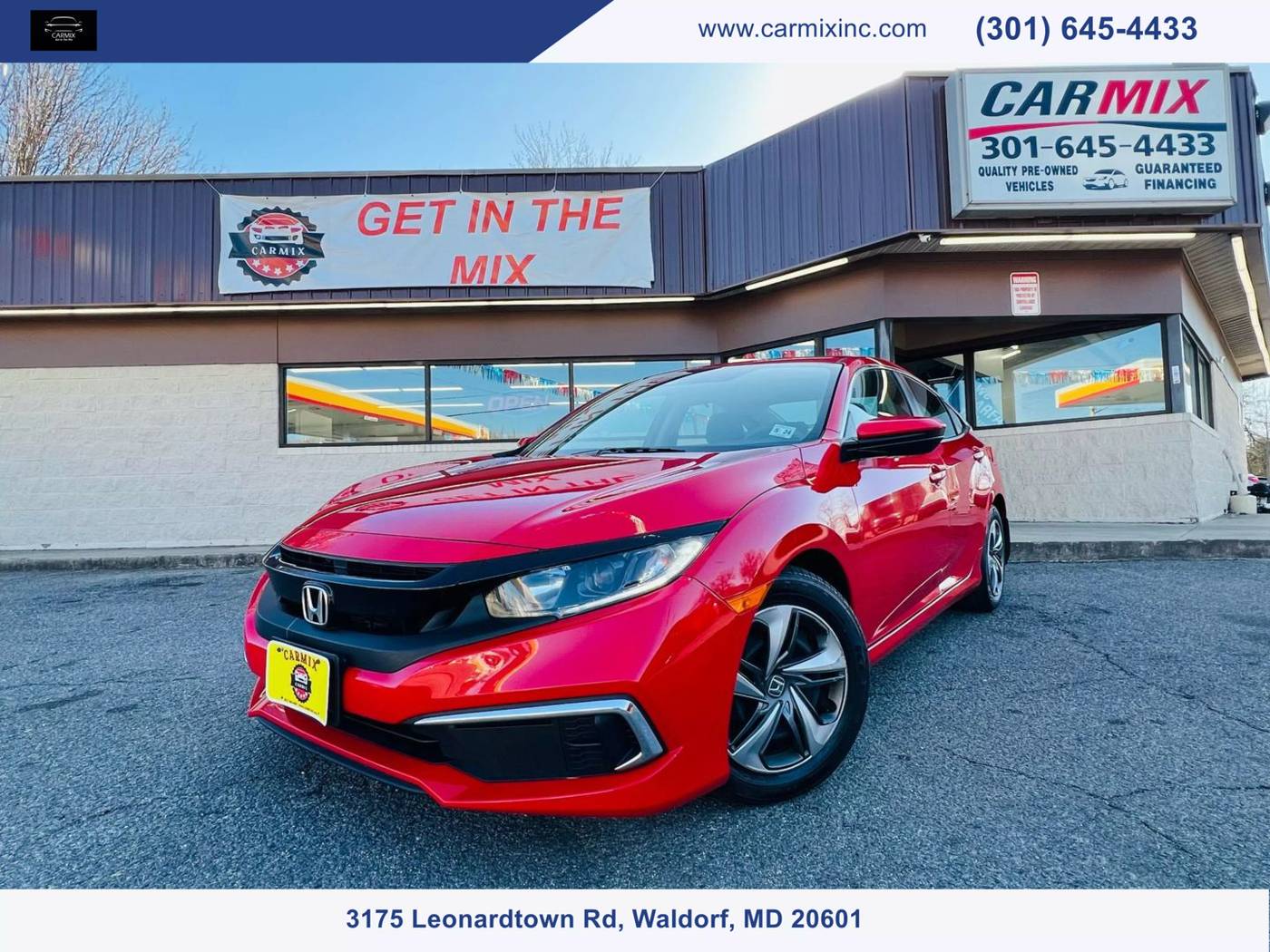 2019 Honda Civic LX — Sedan — 81,188 mi — Waldorf, MD