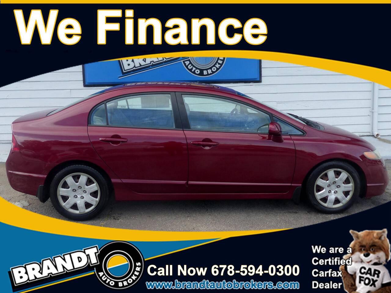 2007 Honda Civic LX — Sedan — 109,563 mi — Marietta, GA