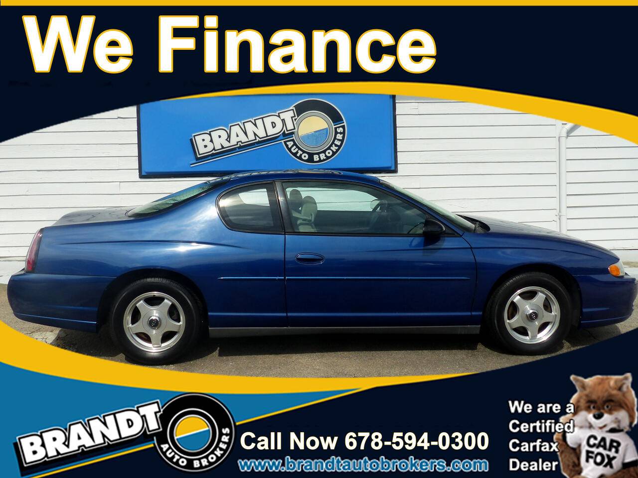 2004 Chevrolet Monte Carlo LS — Coupe — 96,033 mi — Marietta, GA